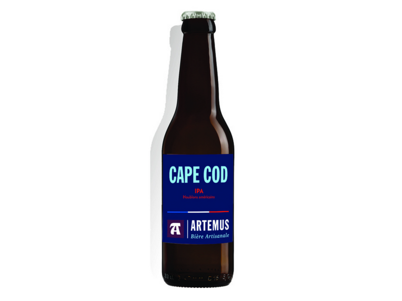 Bière Cape Cod. Brasserie Artemus. IPA. Bière artisanale. Bière locale.